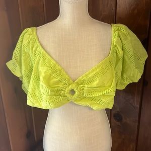 Women'sPlus Size PuffShort Sleeve
Sweetheart NeckTiny TopWild
Fable Lime…